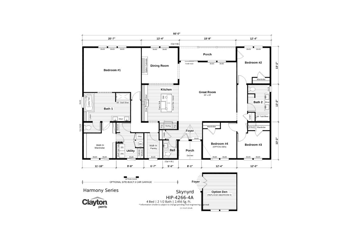Harmony Series Skynrd HIP42664A by Clayton West Paramount
